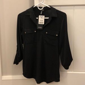 NWT - black womens blouse